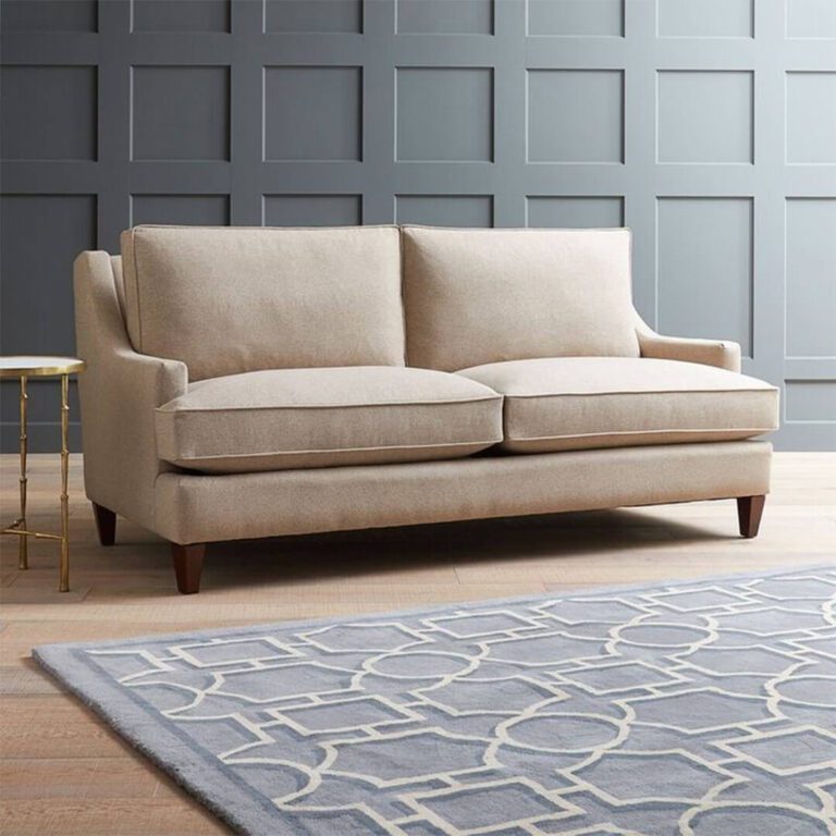 كنبة بمقعدين ثنائية عصرية | كنبة بمقعدين خشب زان