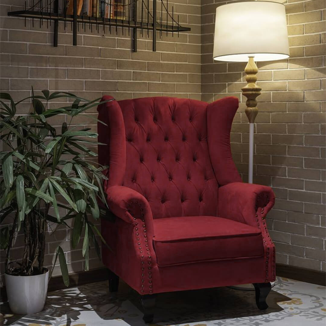 كرسي كابتوني قطيفة نبيتي كرسي كابتوني قطيفة نبيتي