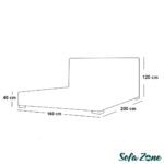 ⁦غرفة نوم بيضاء 5 قطع - szr02⁩ - الصورة ⁦2⁩