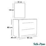 ⁦غرفة نوم مودرن بيج 5 قطع-szr04⁩ - الصورة ⁦5⁩